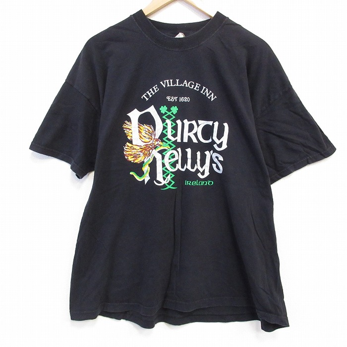 アイルランド 半袖Tシャツ ブラック XL | 古着