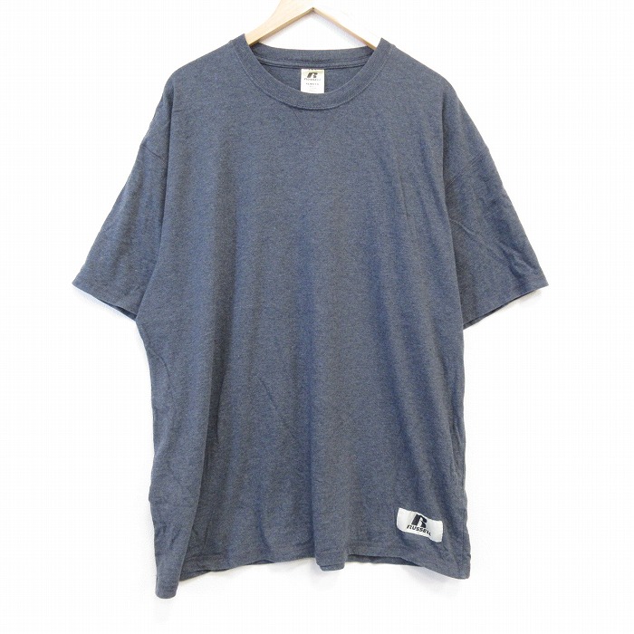 ラッセル 半袖Tシャツ グレー XL | 古着