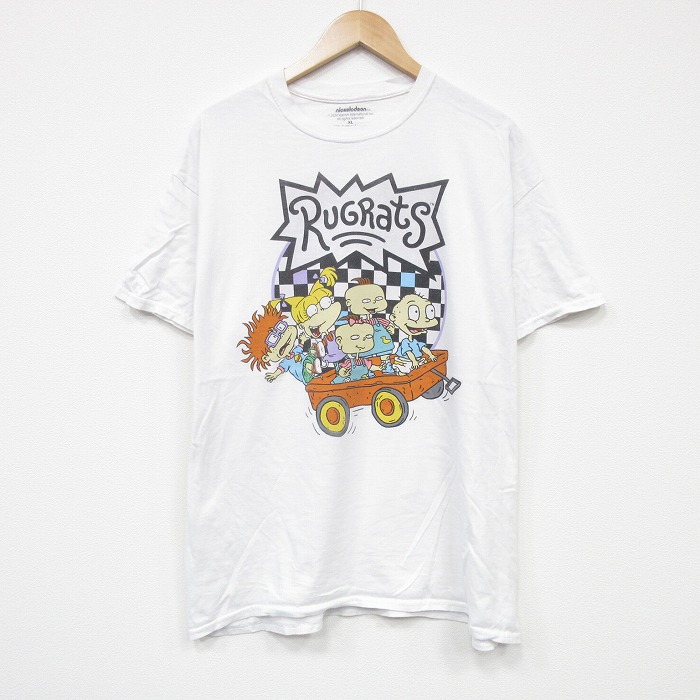 ニコロデオン 半袖Tシャツ ラグラッツ ホワイト XL | 古着