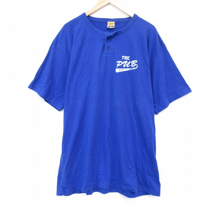 半袖Tシャツ バット ブルー XL | 古着
