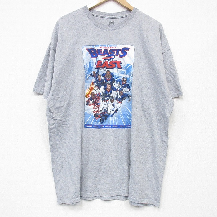 【50%OFF】NFL バッファロービルズ 半袖Tシャツ アメフト グレー XL | 古着