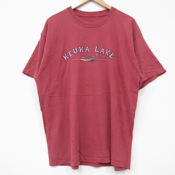 半袖Tシャツ バーガンディ XL | 古着