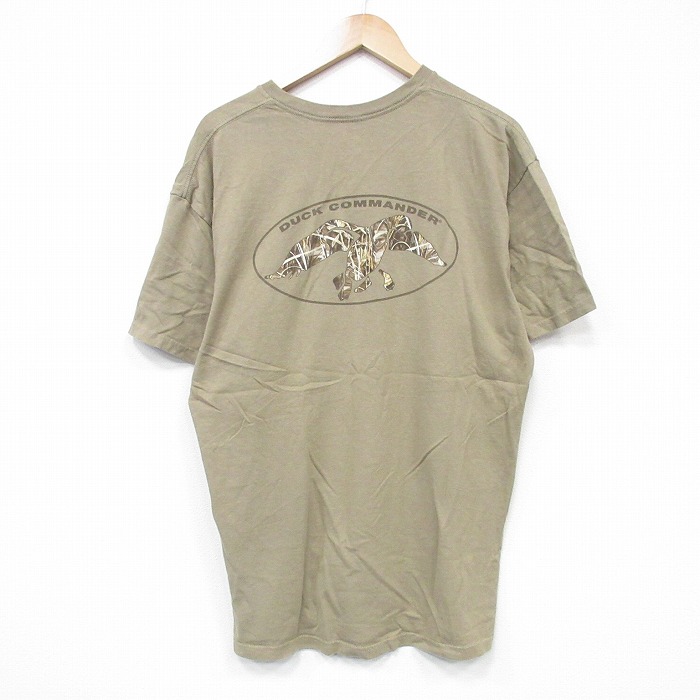 半袖Tシャツ 鳥 ブラウン XL | 古着