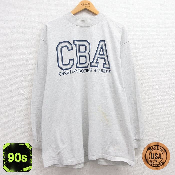 リー 90s 長袖Tシャツ CBA グレー XL | 古着