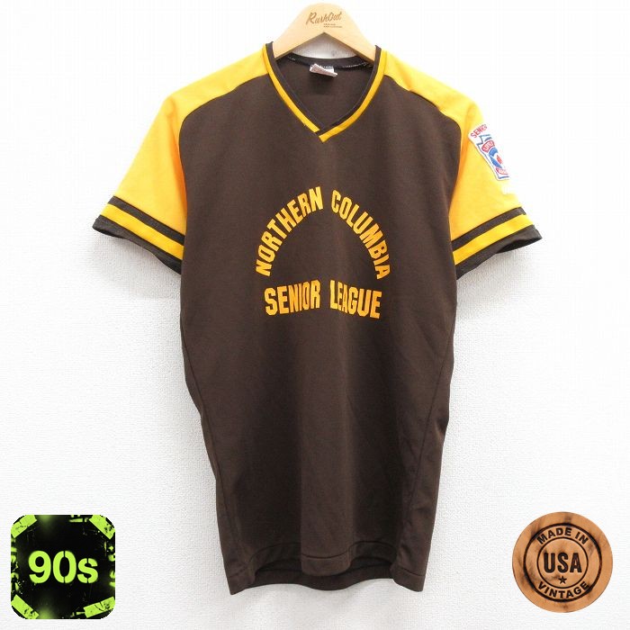 ローリングス 90s 半袖Tシャツ ノーザンコロンビア ブラウン L | 古着