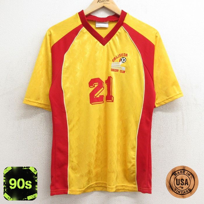 コロシアム 90s 半袖Tシャツ ラグラン イエロー M | 古着
