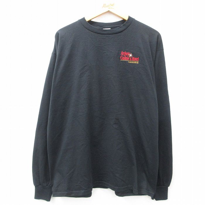 フルーツオブザルーム 00s 長袖Tシャツ Argosy ブラック XL | 古着