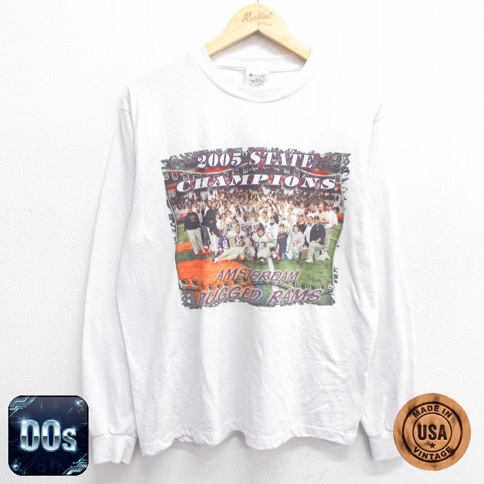 00s 長袖Tシャツ RUGGED RAMS グレー L | 古着