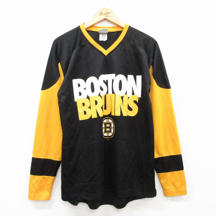 NHL ボストンブルーインズ 00s 長袖Tシャツ アイスホッケー ブラック L | 古着