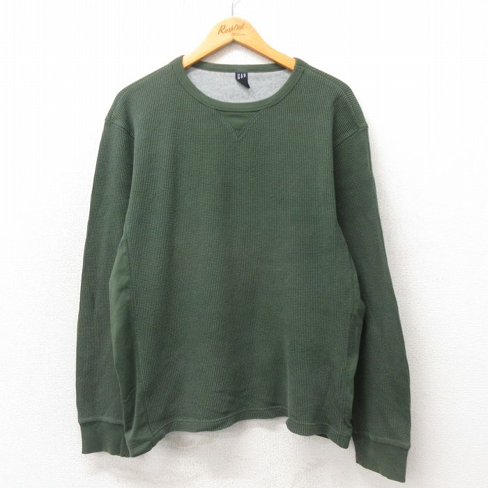 ギャップ 長袖Tシャツ グリーン XL | 古着