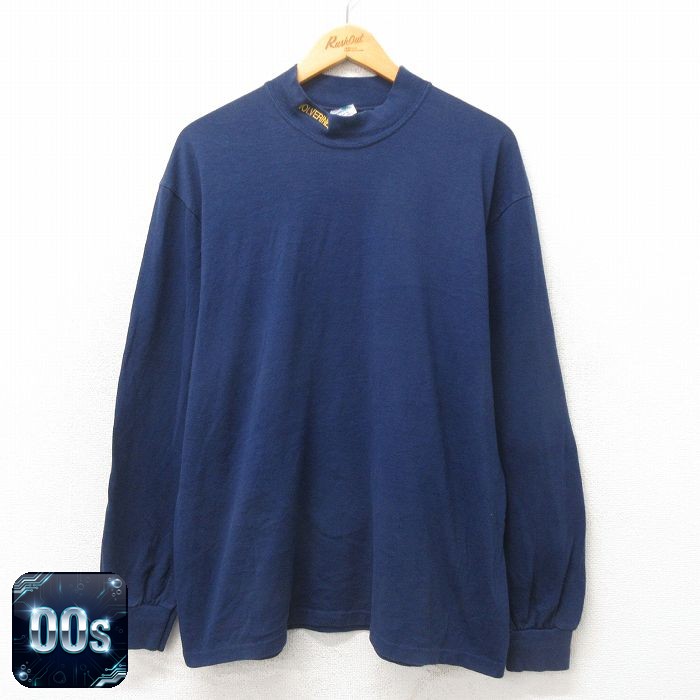 00s 長袖Tシャツ ウルバリン ネイビー XL | 古着