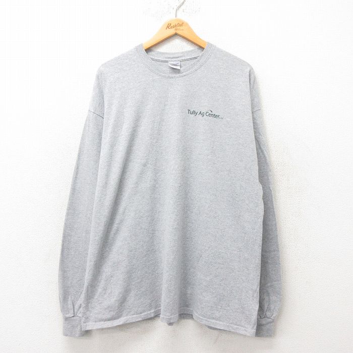 【50%OFF】00s 長袖Tシャツ Tully グレー霜降り XL | 古着