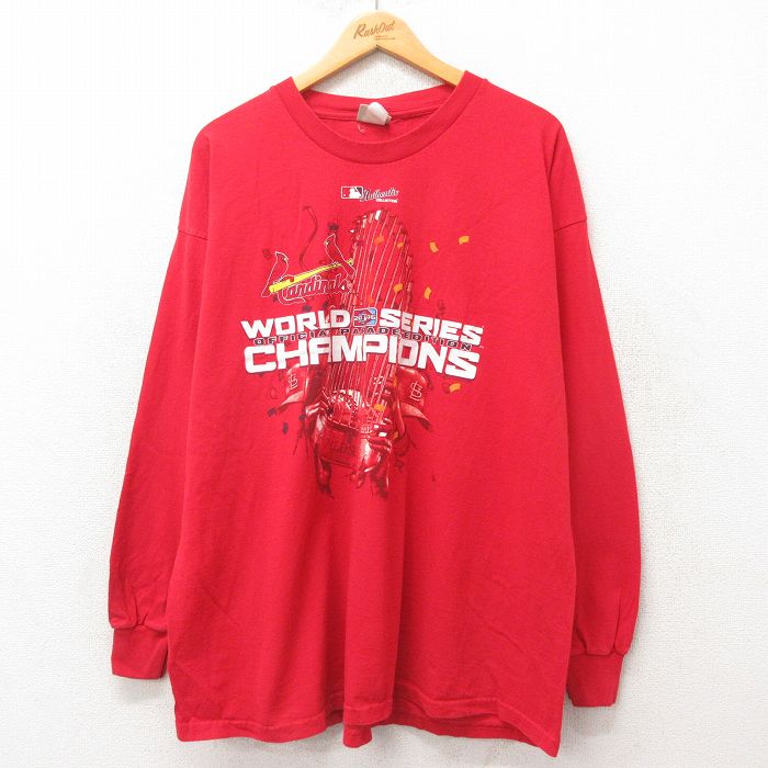 リー 00s 長袖Tシャツ セントルイスカージナルス レッド XL | 古着