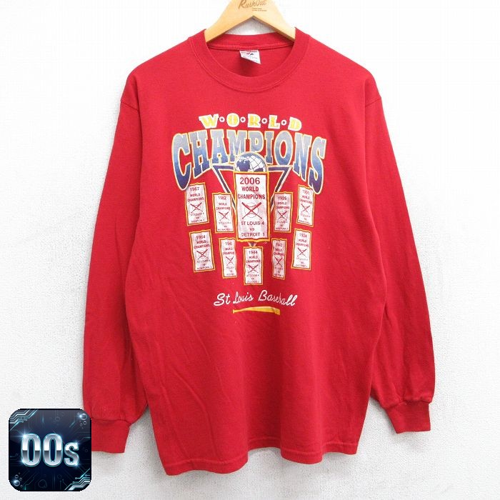 00s 長袖Tシャツ セントルイス レッド L | 古着
