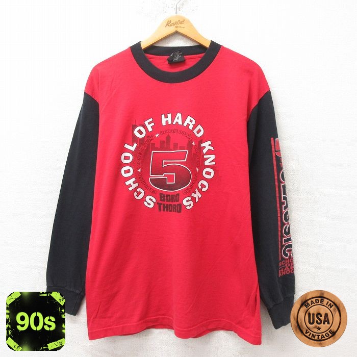 【50%OFF】90s 長袖Tシャツ 5 ツートンカラー L | 古着