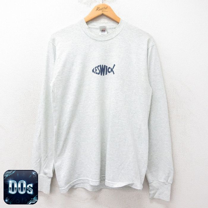 フルーツオブザルーム 00s 長袖Tシャツ KESWICK グレー M | 古着