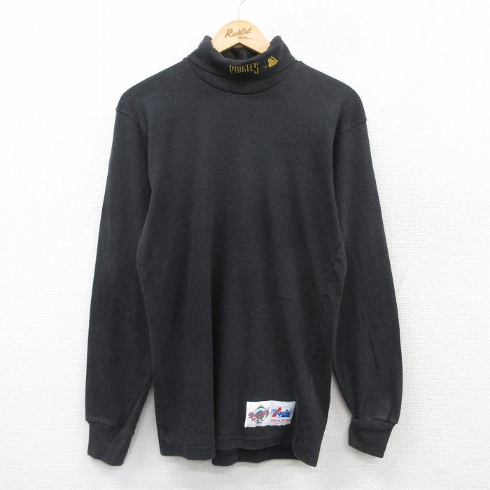 【50%OFF】マジェスティック 90s 長袖Tシャツ ピッツバーグパイレーツ ブラック M | 古着