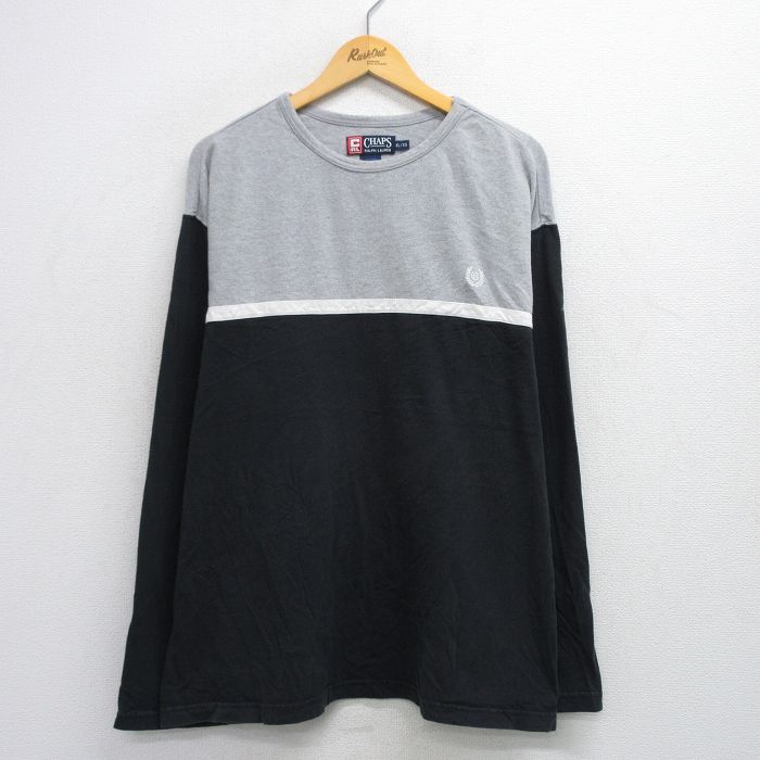 ラルフローレン 90s 長袖Tシャツ ワンポイントロゴ ブラック XL | 古着