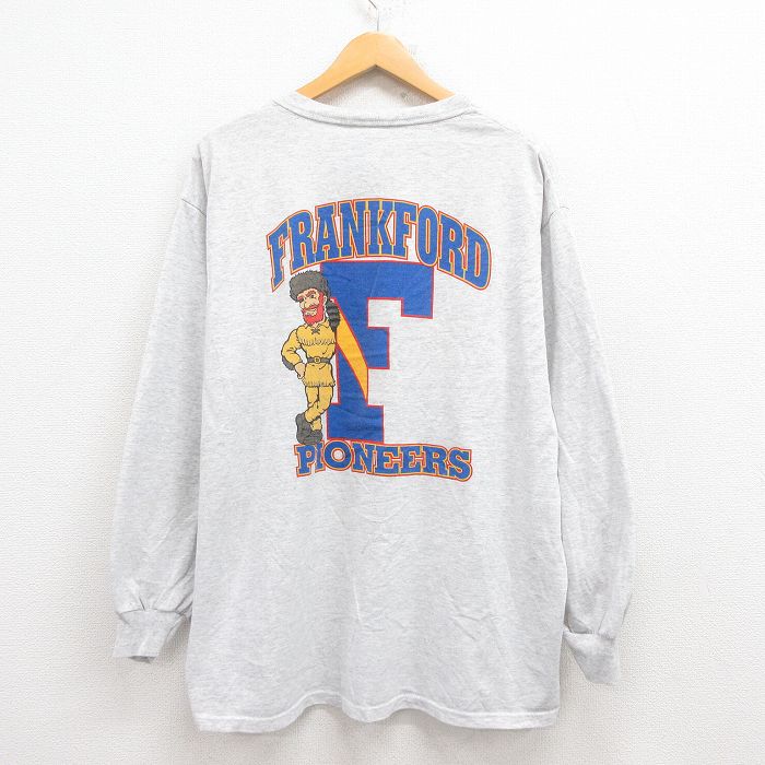 ジャージーズ 90s 長袖Tシャツ 霜降り グレー XL | 古着
