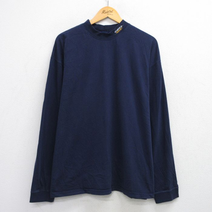 リーボック 00s 長袖Tシャツ NHLバッファローセイバーズ ネイビー XL | 古着