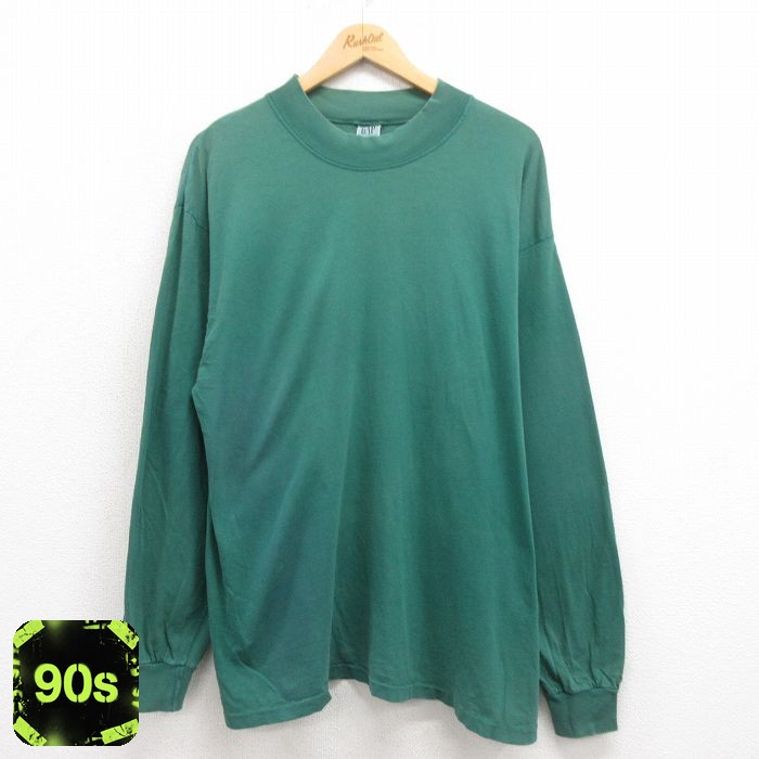 ギャップ 90s 長袖Tシャツ グリーン XL | 古着