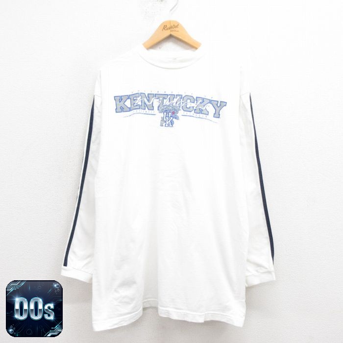 00s 長袖Tシャツ ケンタッキー ホワイト XL | 古着