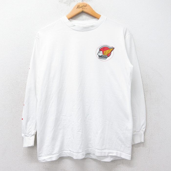 90s 長袖Tシャツ GWRRA ホワイト L | 古着