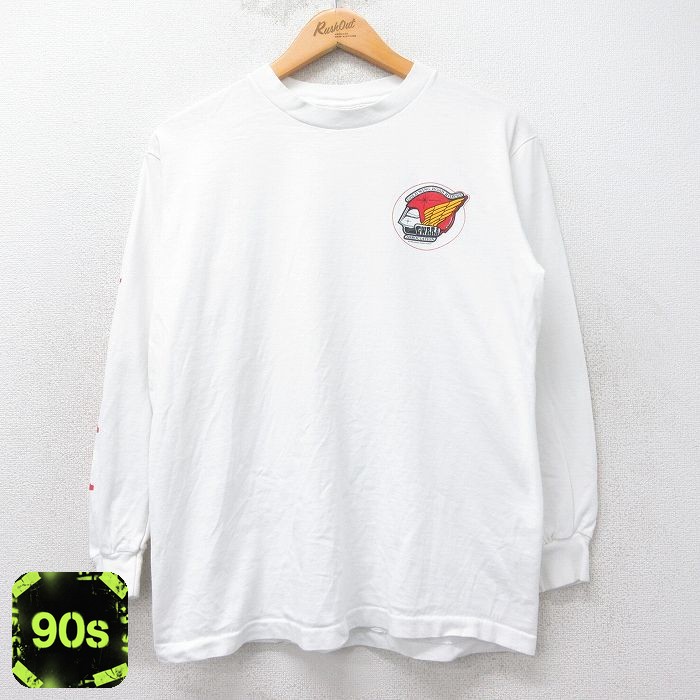 90s 長袖Tシャツ GWRRA ホワイト L | 古着