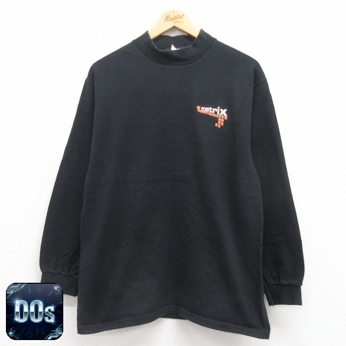 00s 長袖Tシャツ matrix ブラック L | 古着