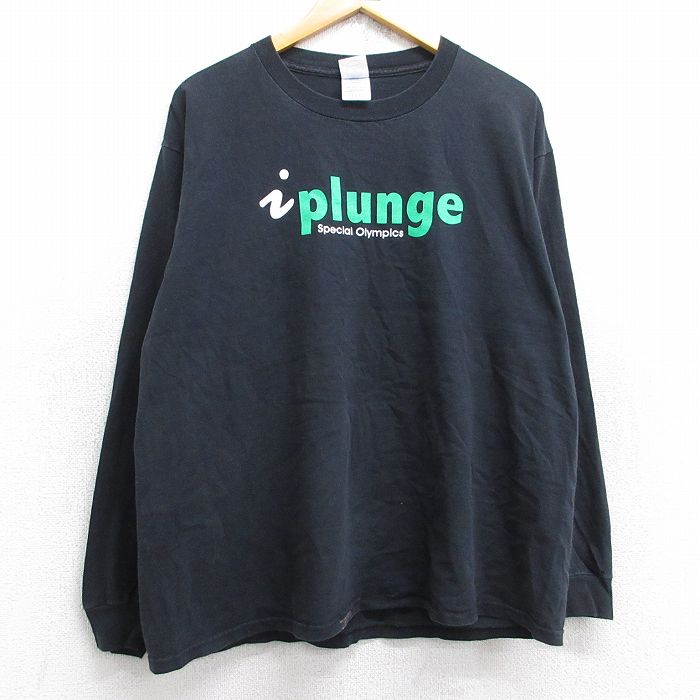 00s 長袖Tシャツ ポーラーベアープランジ企業広告 ホワイト XL | 古着