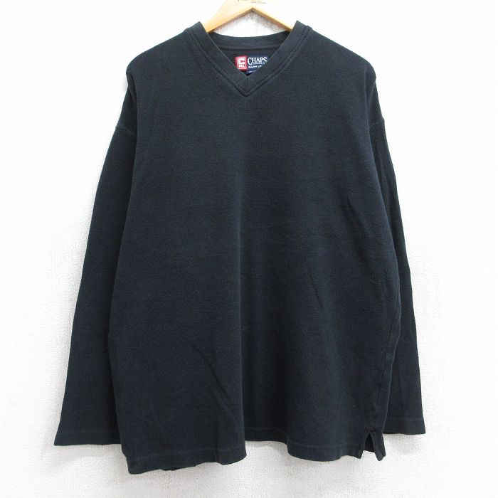 ラルフローレン 90s 長袖Tシャツ ブラック XL | 古着