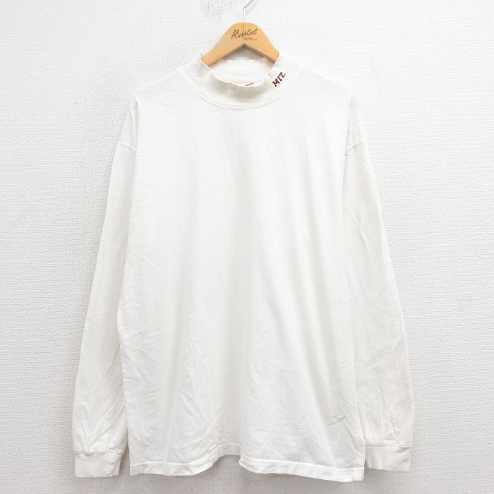 チャンピオン 00s 長袖Tシャツ MIT ホワイト XL | 古着