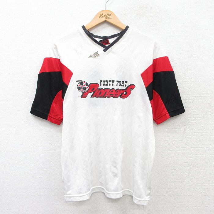 90s 半袖Tシャツ FORTY FORTパイオニアーズ ホワイト M | 古着