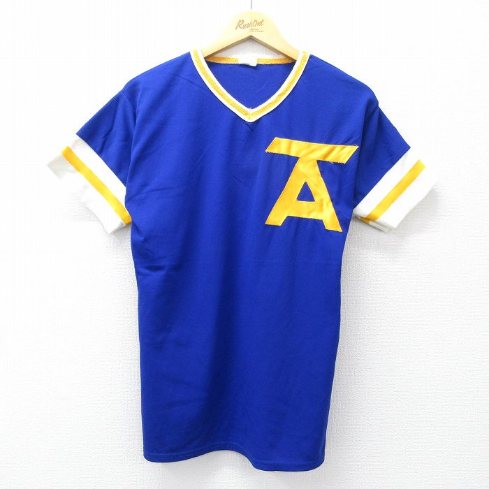 80s 半袖Tシャツ 17 ブルー M | 古着