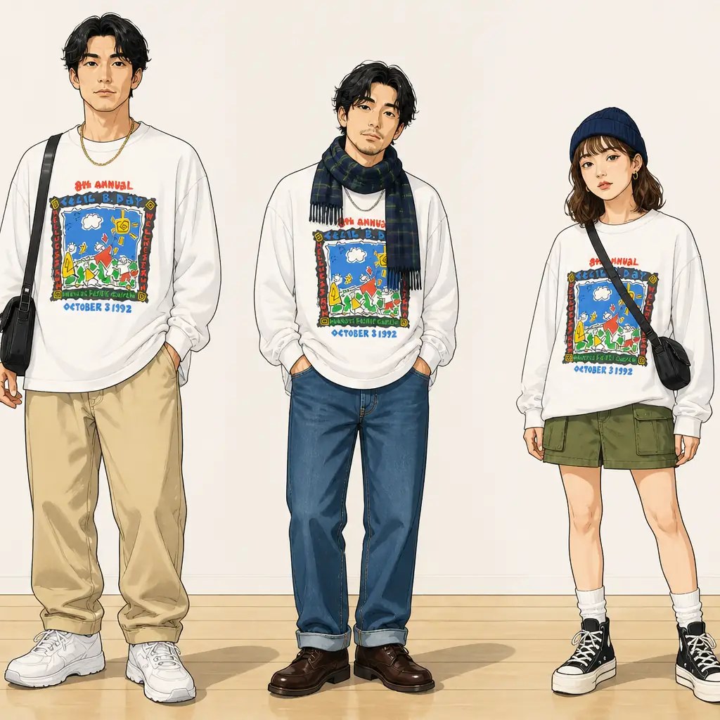 古着通販 XL☆古着 フルーツオブザルーム 長袖 ビンテージ Tシャツ