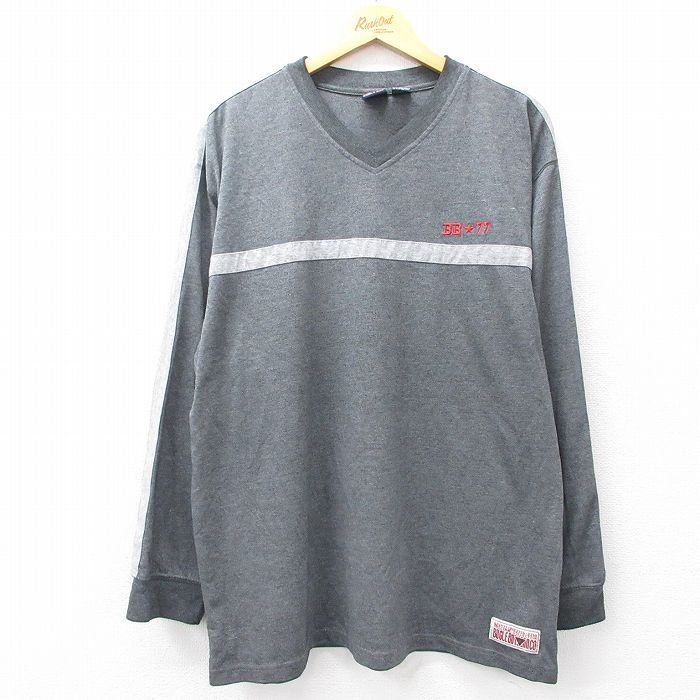 ビューグルボーイ 長袖Tシャツ グレー XL | 古着