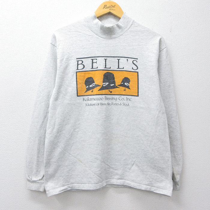 90s 長袖Tシャツ BELLS グレー M | 古着