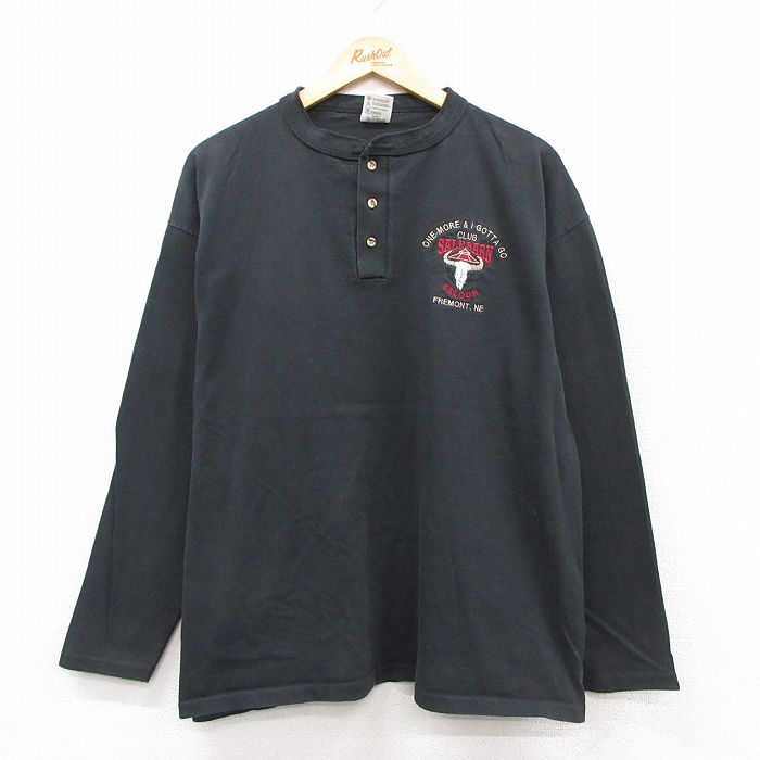 90s 長袖Tシャツ SALE BARN ブラック XL | 古着