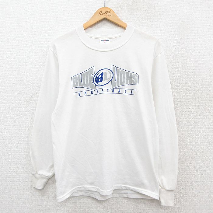 ジャージーズ 00s 長袖Tシャツ BLUE LIONS ホワイト M | 古着
