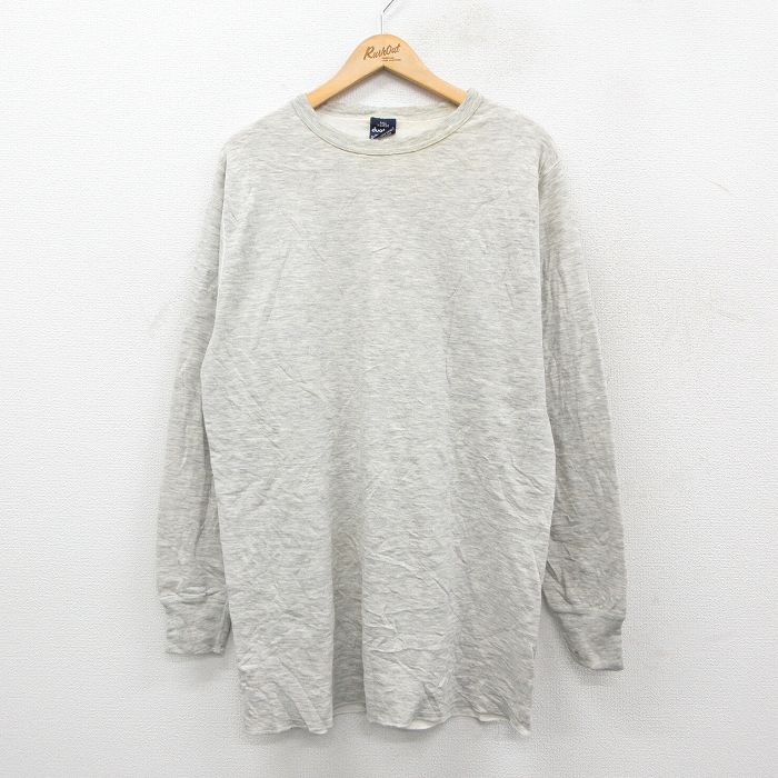 デュオフォールド 90s 長袖Tシャツ グレー M | 古着