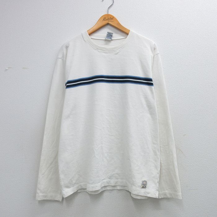 オールドネイビー 00s 長袖Tシャツ ホワイト XL | 古着