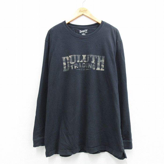 DULUTH 長袖Tシャツ ブラック XL | 古着