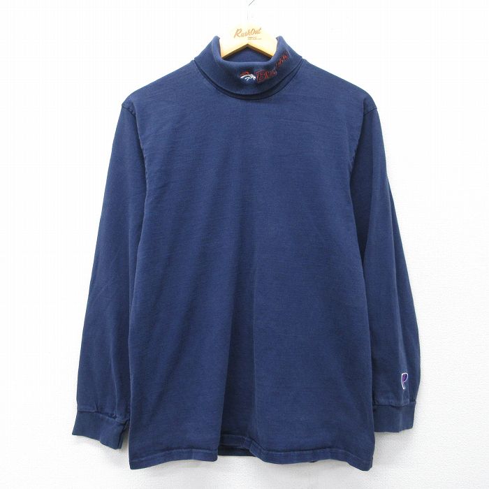 【20%OFF】00s 長袖Tシャツ デンバーブロンコス ネイビー M | 古着