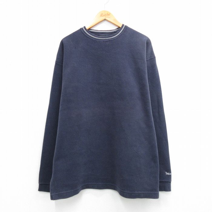 ティンバーランド 00s 長袖Tシャツ ネイビー XL | 古着