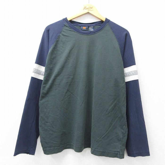 ルート66 00s 長袖Tシャツ ラグラン グリーン XL | 古着