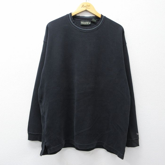 ティンバーランド 長袖Tシャツ ブラック メンズXL相当 | 古着