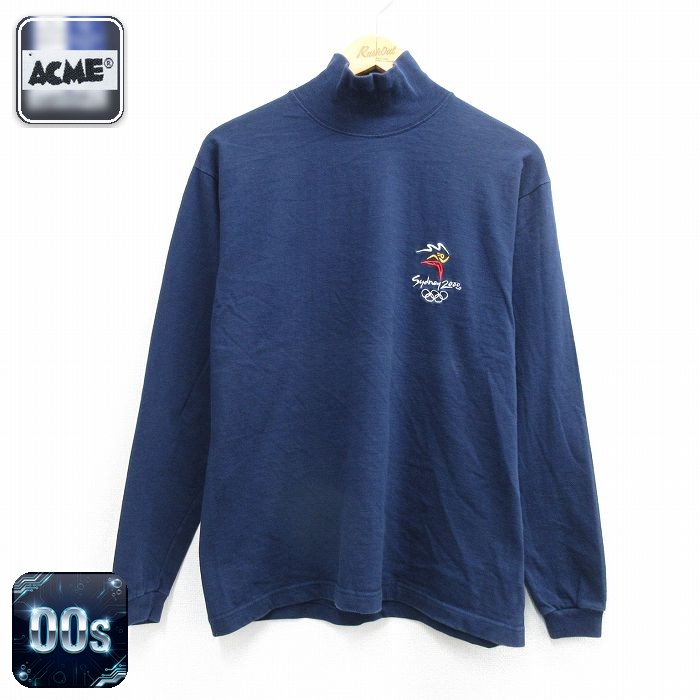 00s 長袖Tシャツ シドニーオリンピック ネイビー メンズM相当 | 古着