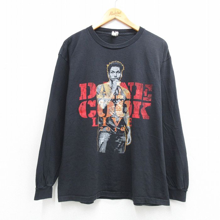 デインクック 長袖Tシャツ ブラック メンズXL相当 | 古着