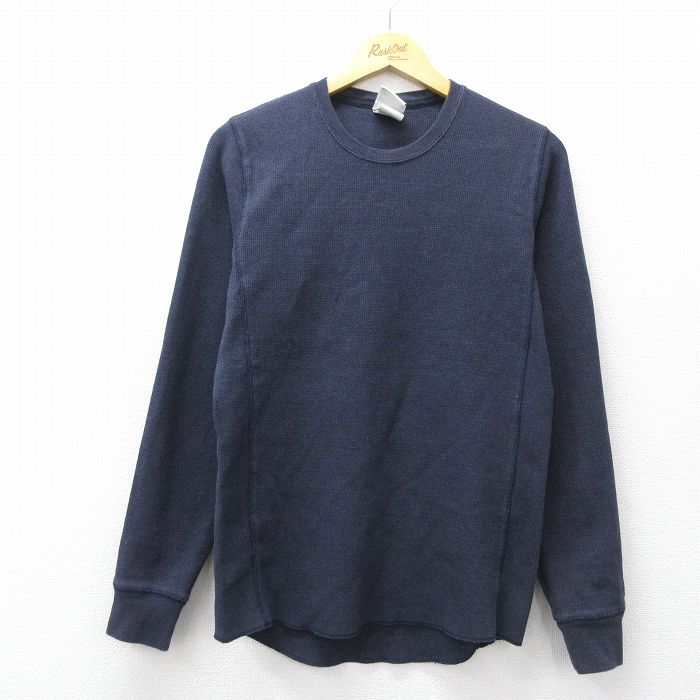 ノースフェイス 長袖Tシャツ ネイビー メンズM相当 | 古着