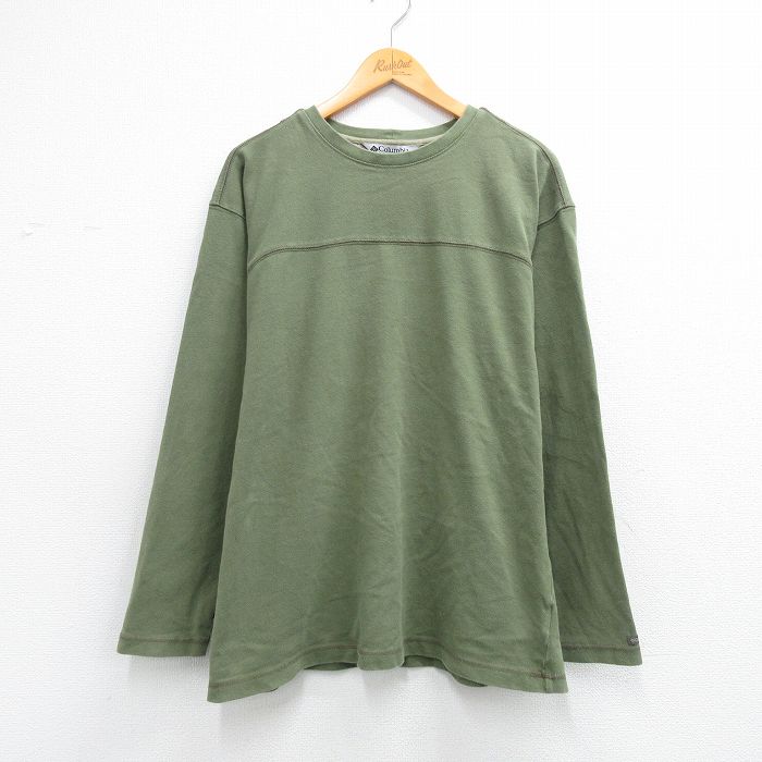 コロンビア 00s 長袖Tシャツ グリーン メンズXL相当 | 古着